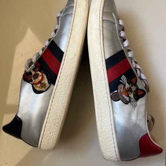Limited Edition Gucci Ace “year of the Dog” sneakers EU 36 - Picture 4 of 14